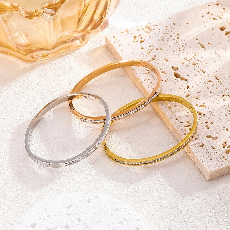 “Celestial Gleam” Bracelet Duo - Bangles