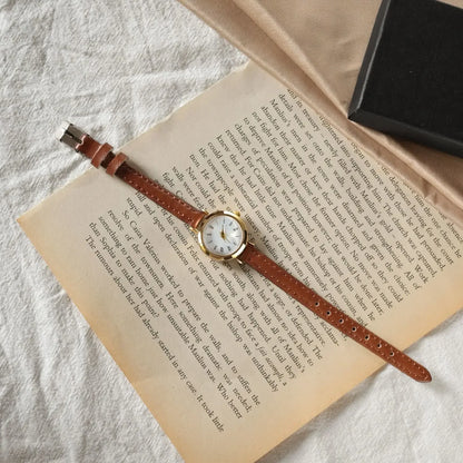 “Noir & Ivory” Slim Watch