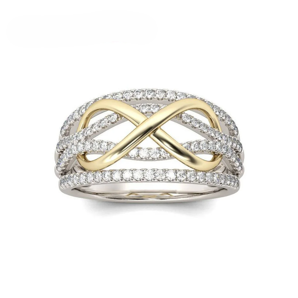 925 Sterling Silver “Amora” Infinity Ring