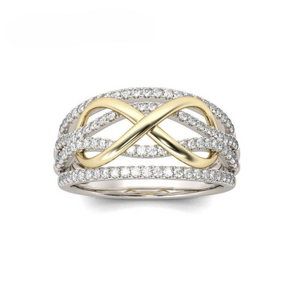 925 Sterling Silver “Amora” Infinity Ring