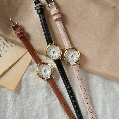 “Noir & Ivory” Slim Watch
