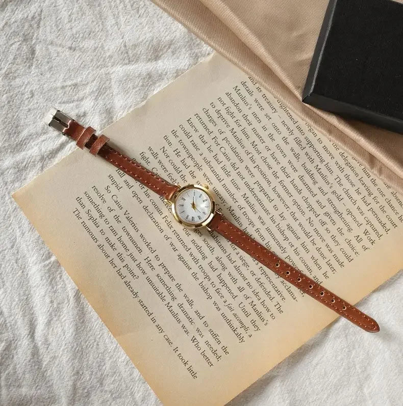 “Noir & Ivory” Slim Watch