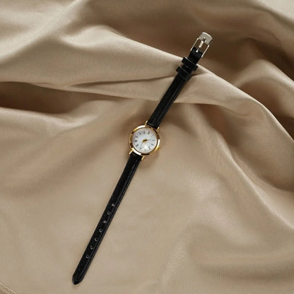 “Noir & Ivory” Slim Watch